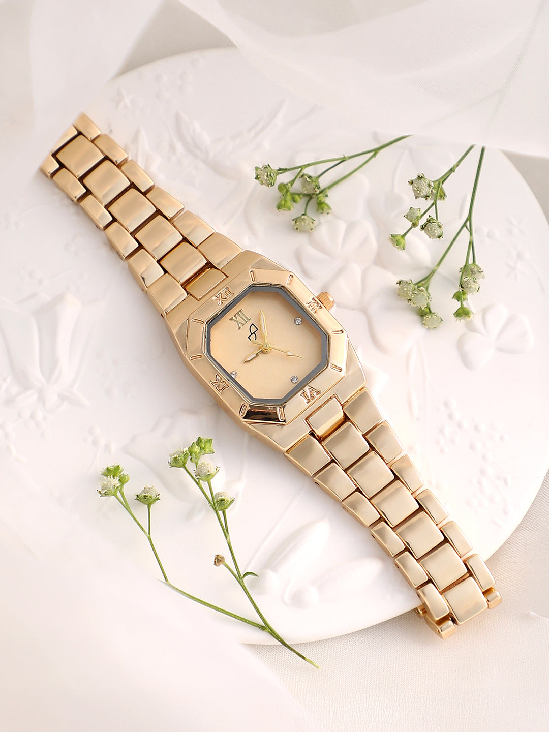 Haute Sauce Women's The Ferazzo Square Watch California Gold