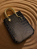 The Gilded Viper Hand Bag - Onyx Black (selected)