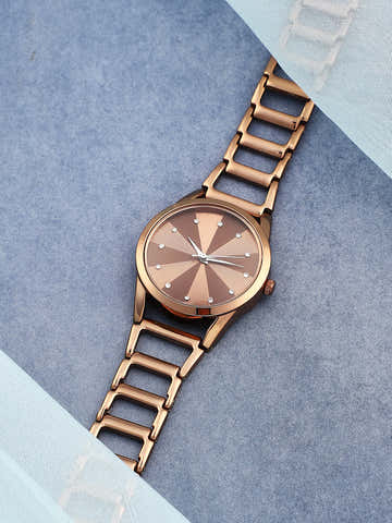 The Fetter Round Watch - Umber Brown