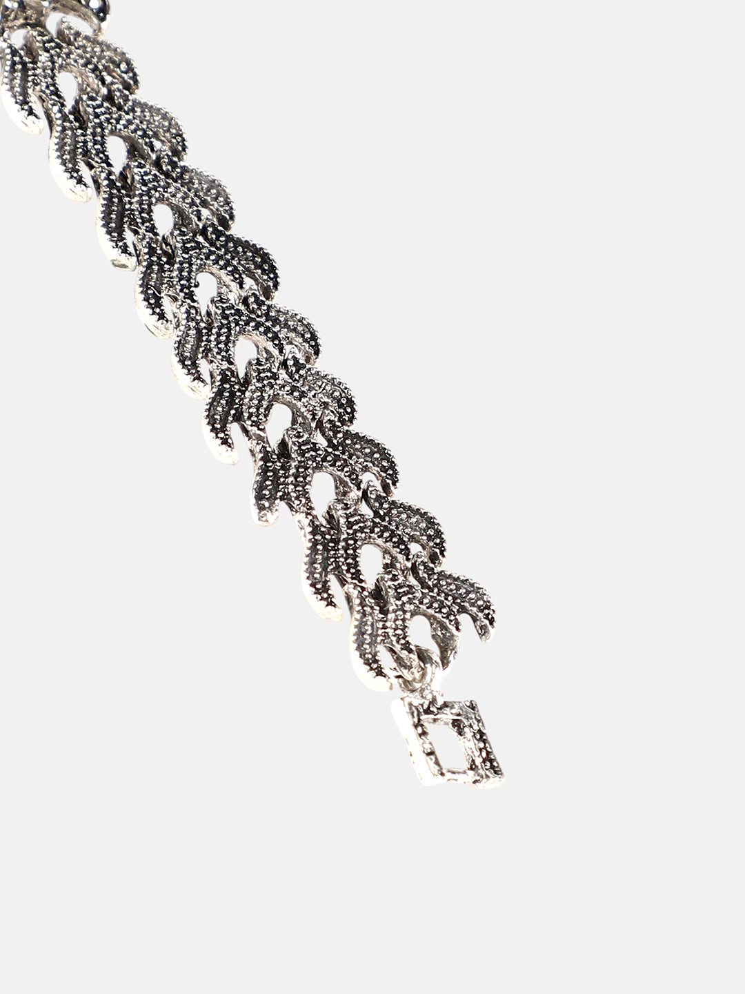 The Wishbone Oval Watch - Antique Silver