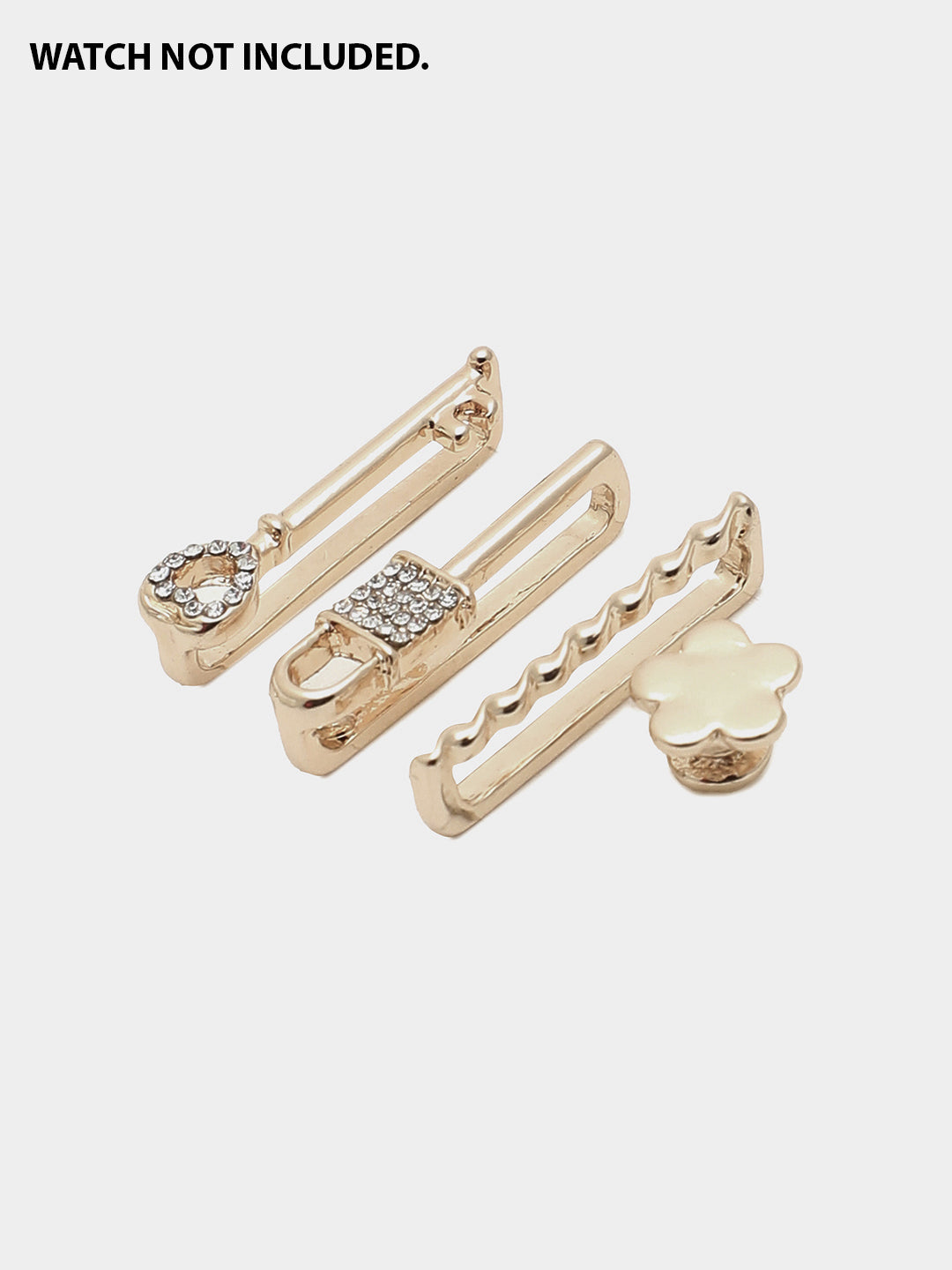 Aurelia Lock & Key Embellished Glide Charm