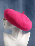 Solid Beret Hat - Pink (selected)