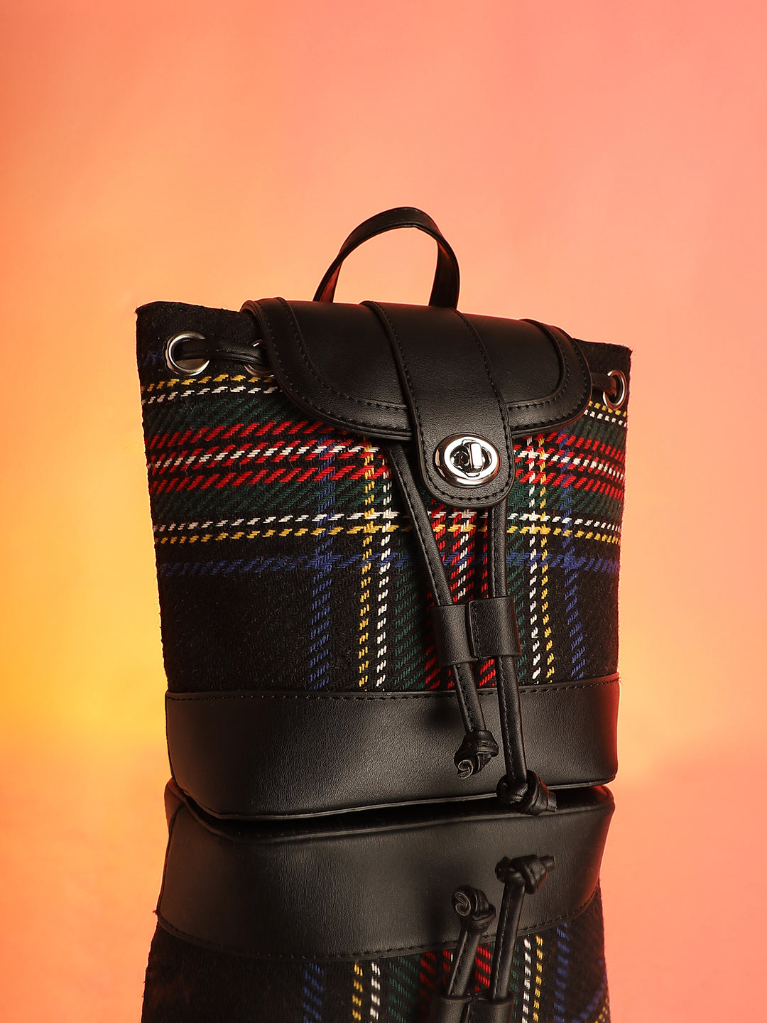 The Tartan Mini Backpack - Multicolour