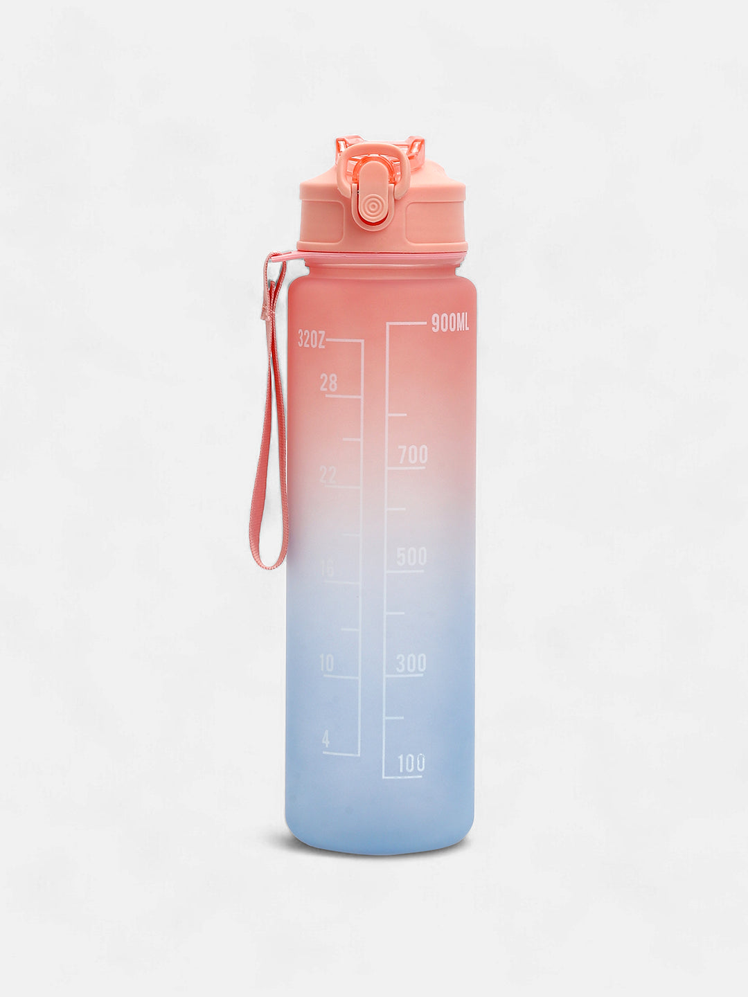 The Hydration Itinerary Sipper (900 Ml) - Peach Pink & Sky Blue
