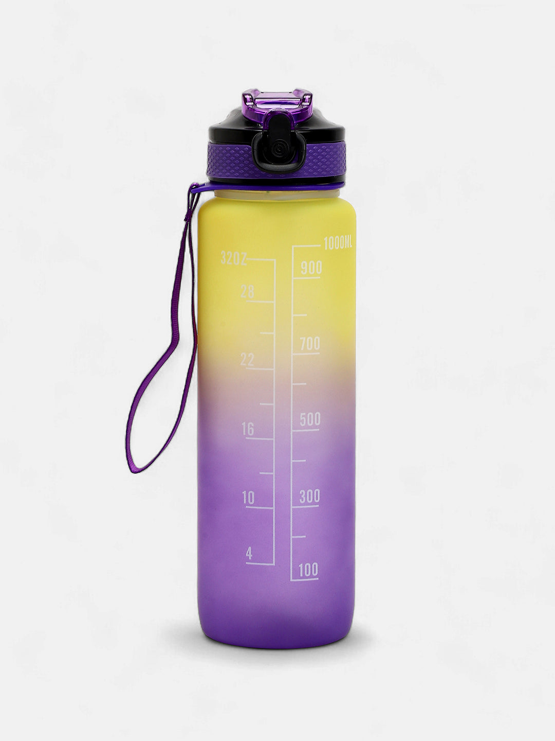 The Hydration Itinerary Sipper (1000 Ml) - Lemon Yellow