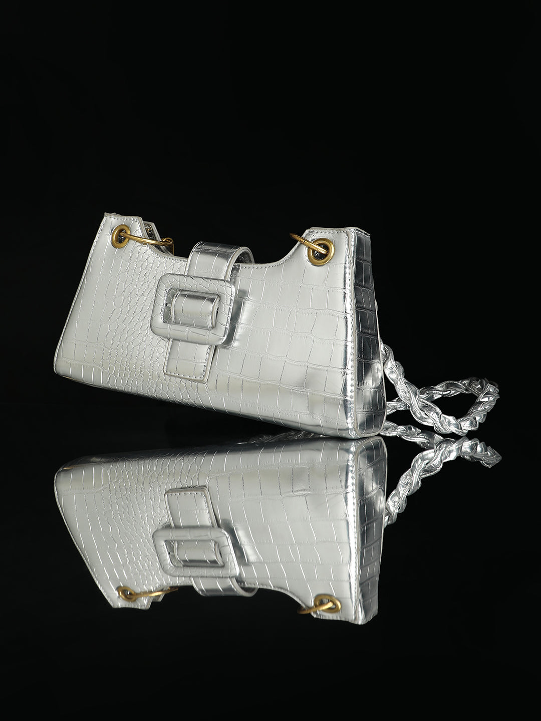The Scale Buckle Shoulder Bag