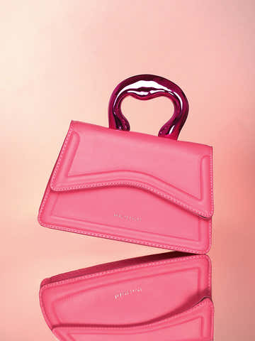 The Caldera Gloss Hand Bag - Rouge Pink