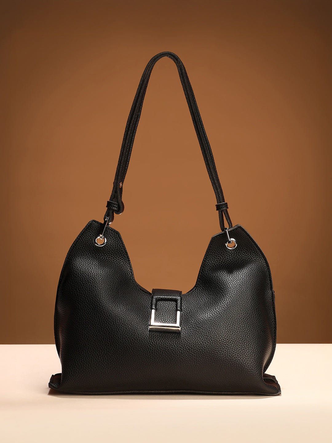 The Amelie Shoulder Bag - Onyx Black