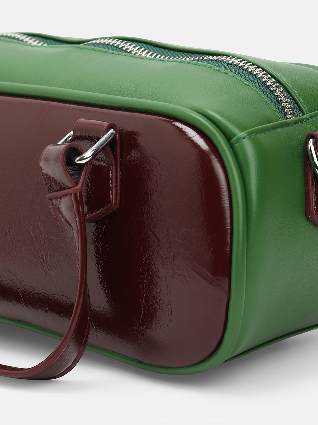 The Small Retro Bowling Bag - Kelly Green