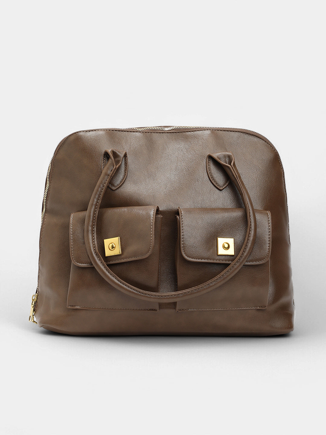 The Zénith Shoulder Bag - Chocolate Brown