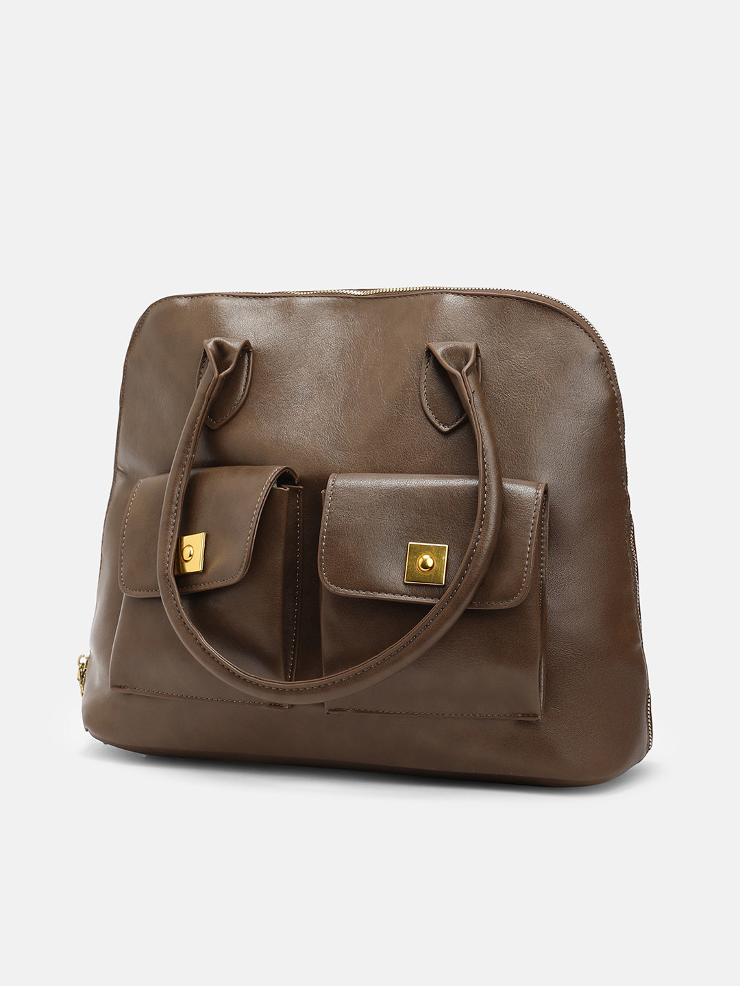 The Zénith Shoulder Bag - Chocolate Brown