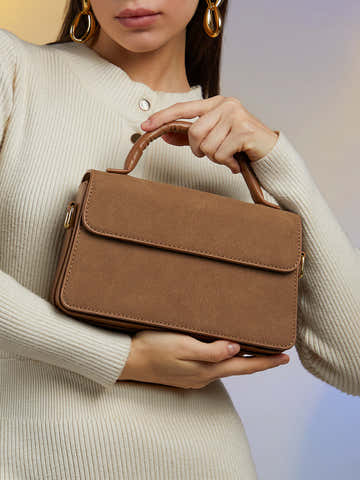 The Core Suede Sling Bag