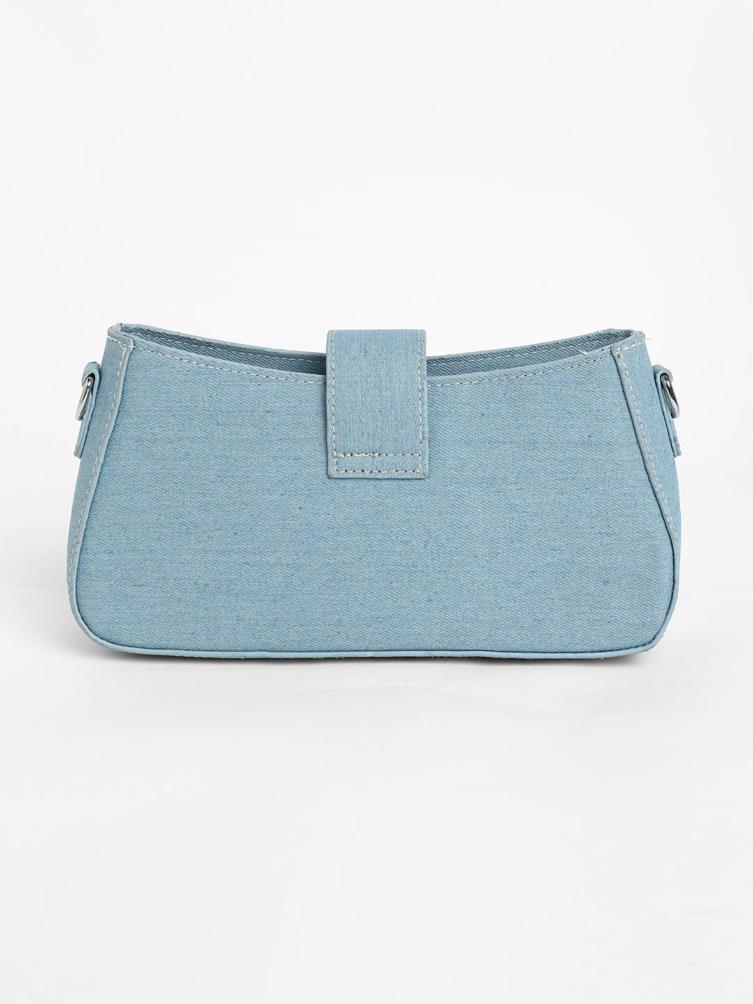 The Denim Shoulder Bag - Light Blue