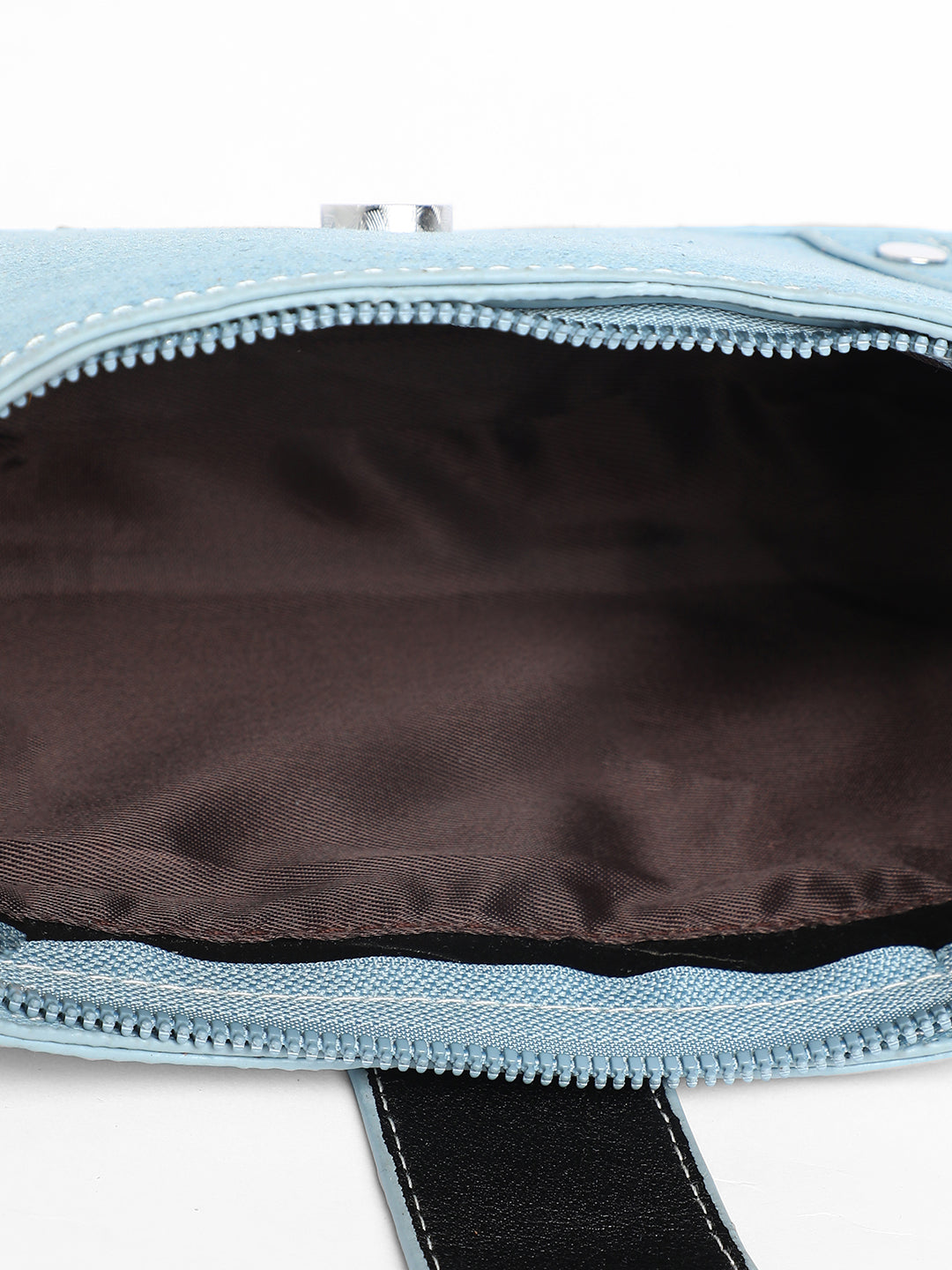 The Denim Shoulder Bag - Light Blue