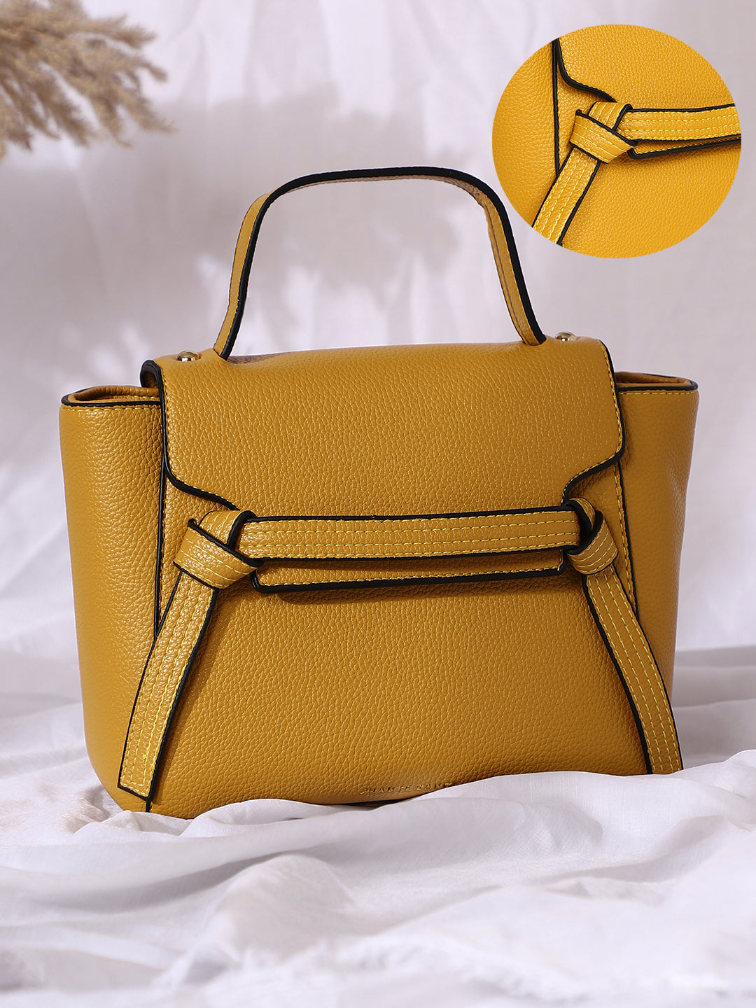 The Cruise Hand Bag Mustard Yellow - Main Image