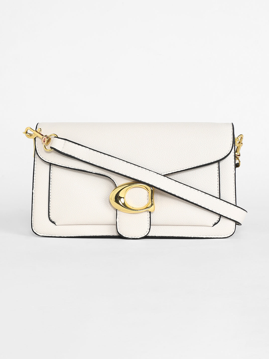 The Burg Shoulder Bag - Ivory White
