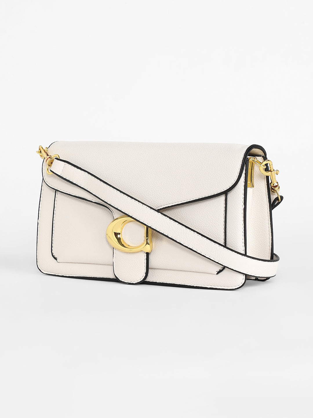 The Burg Shoulder Bag - Ivory White