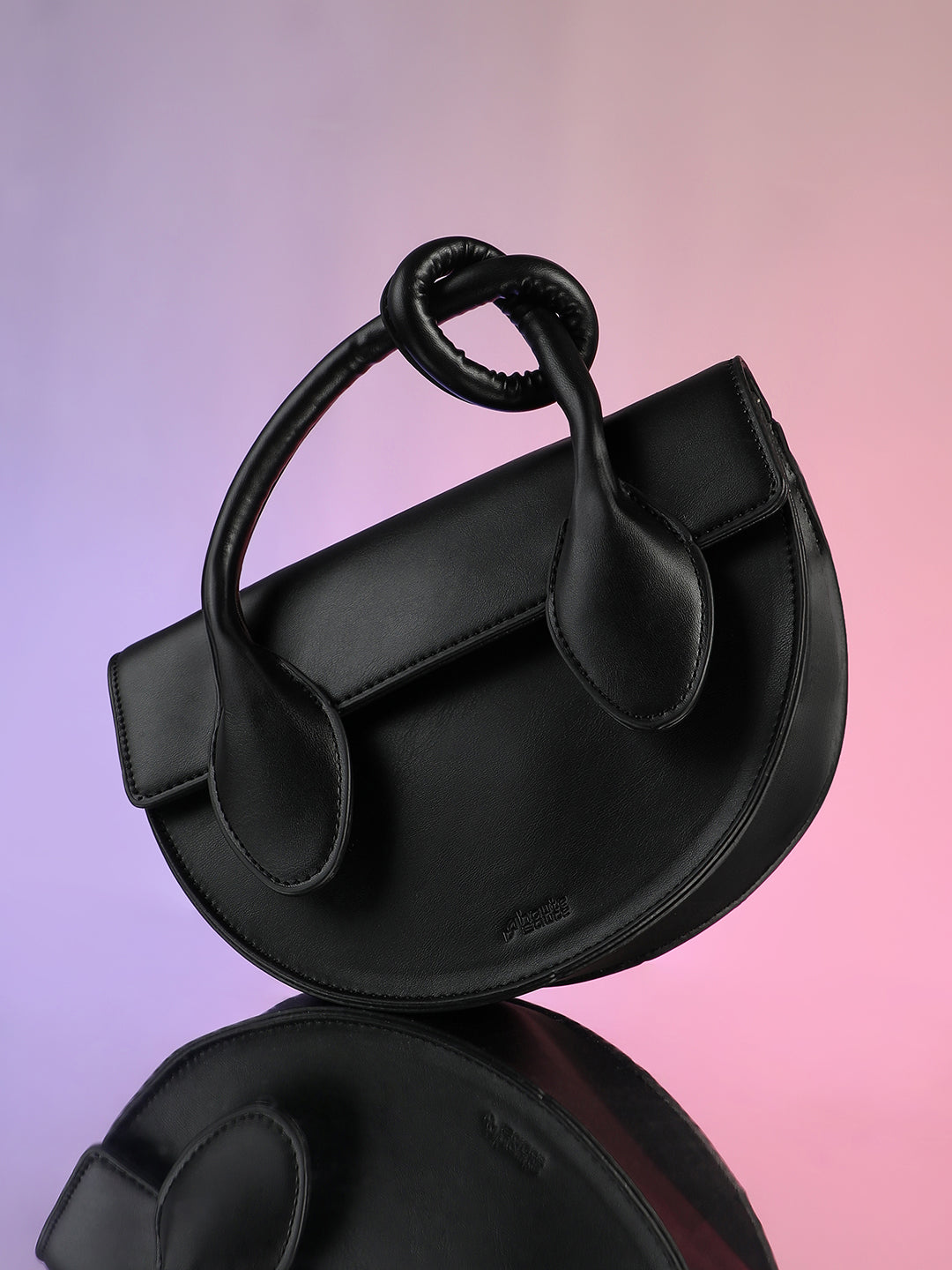 The Hanging Knot Hand Bag - Onyx Black