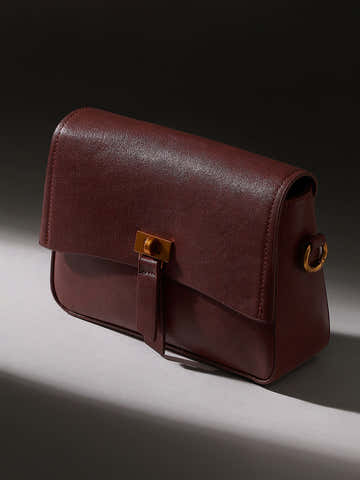 The Odette Sling Bag - Cherry Red