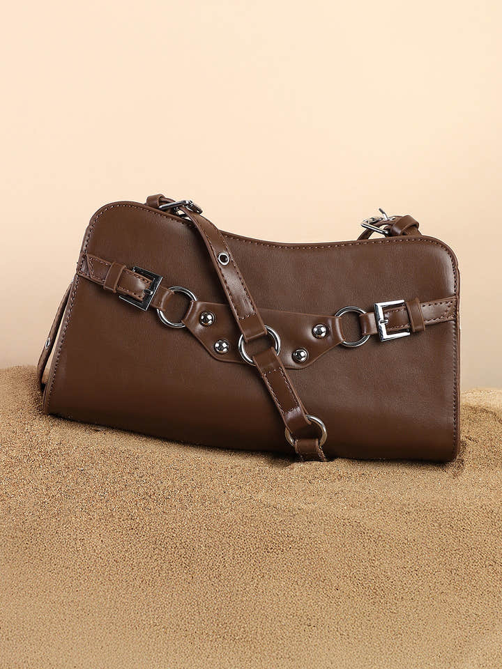 The Dallas Sling Bag - Chocolate Brown