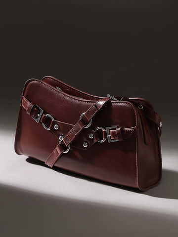 The Dallas Sling Bag - Cherry Red