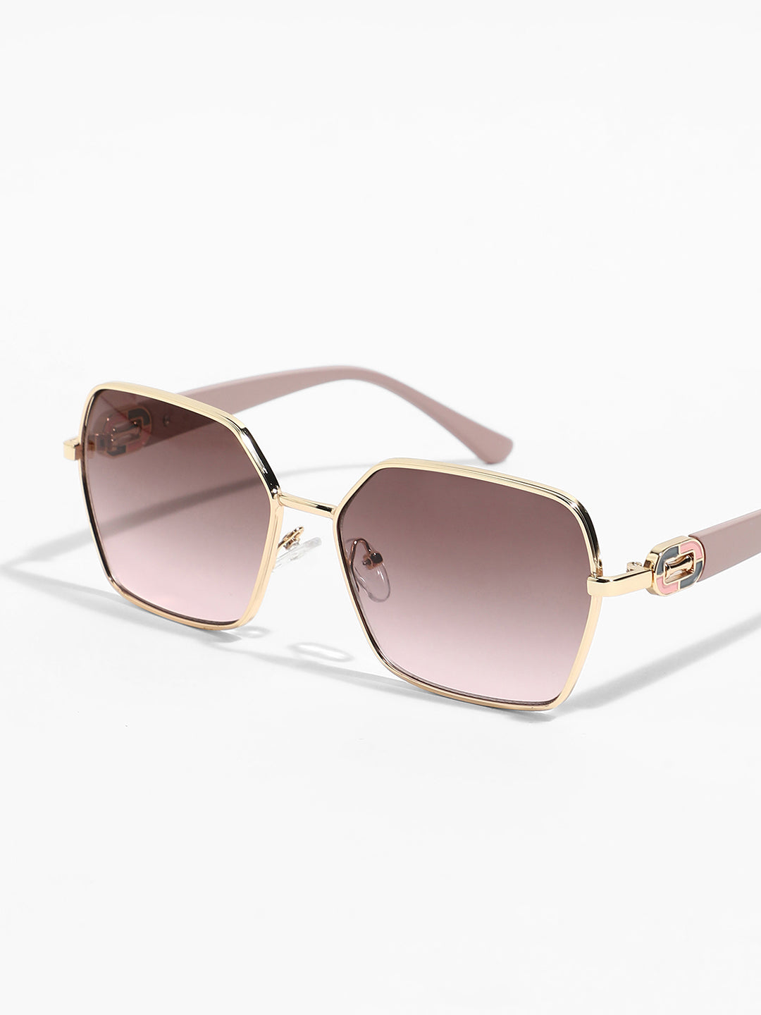 The Montmartre Rectangular Sunglasses - Pastel Purple
