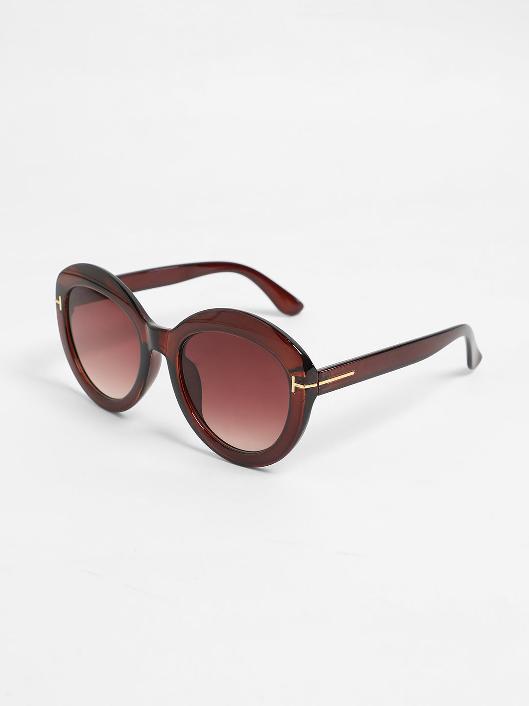 The Orb Cateye Sunglasses - Coffee Brown