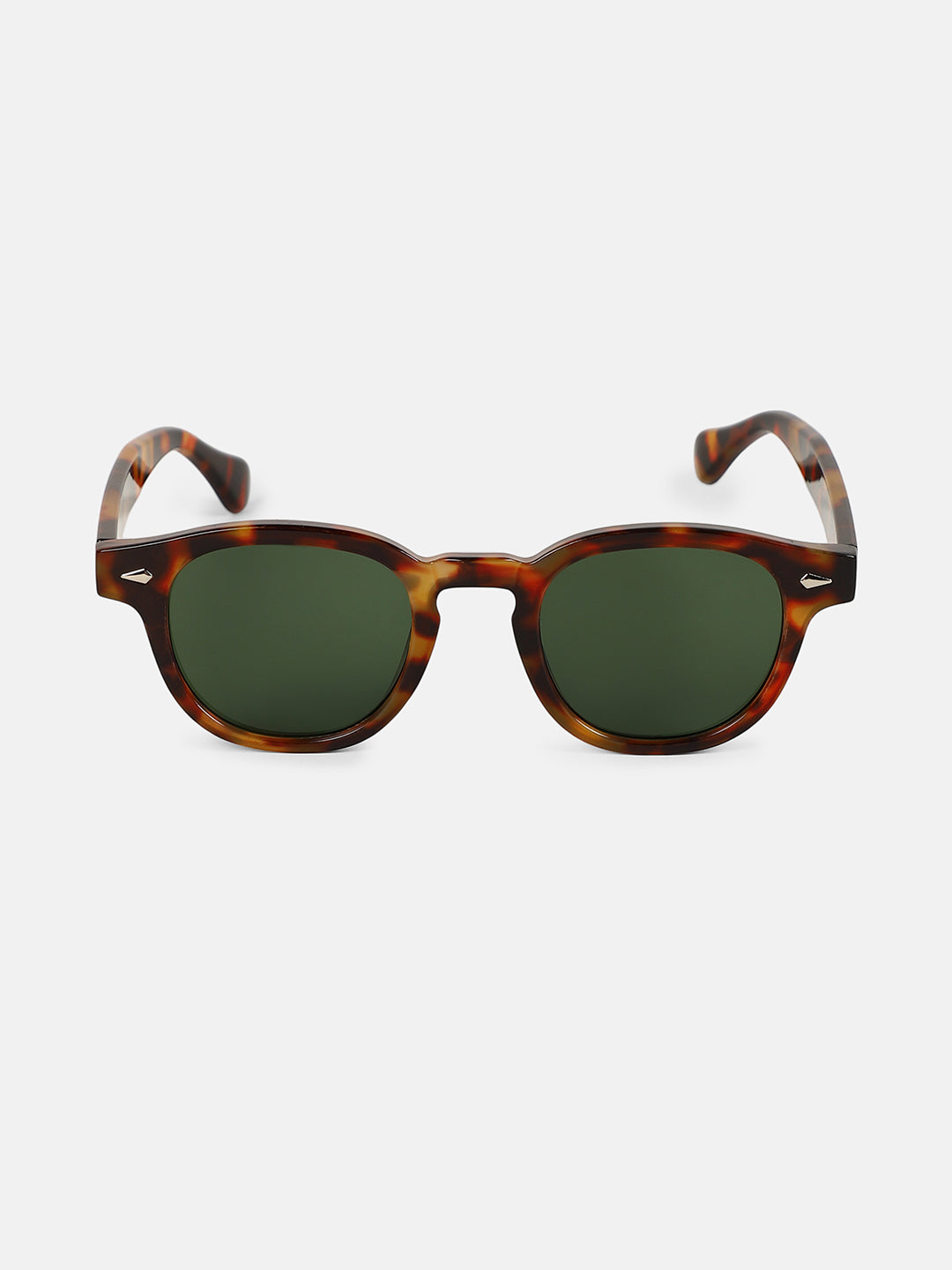 The Safari Tortoiseshell Round Sunglass - Coffee Brown