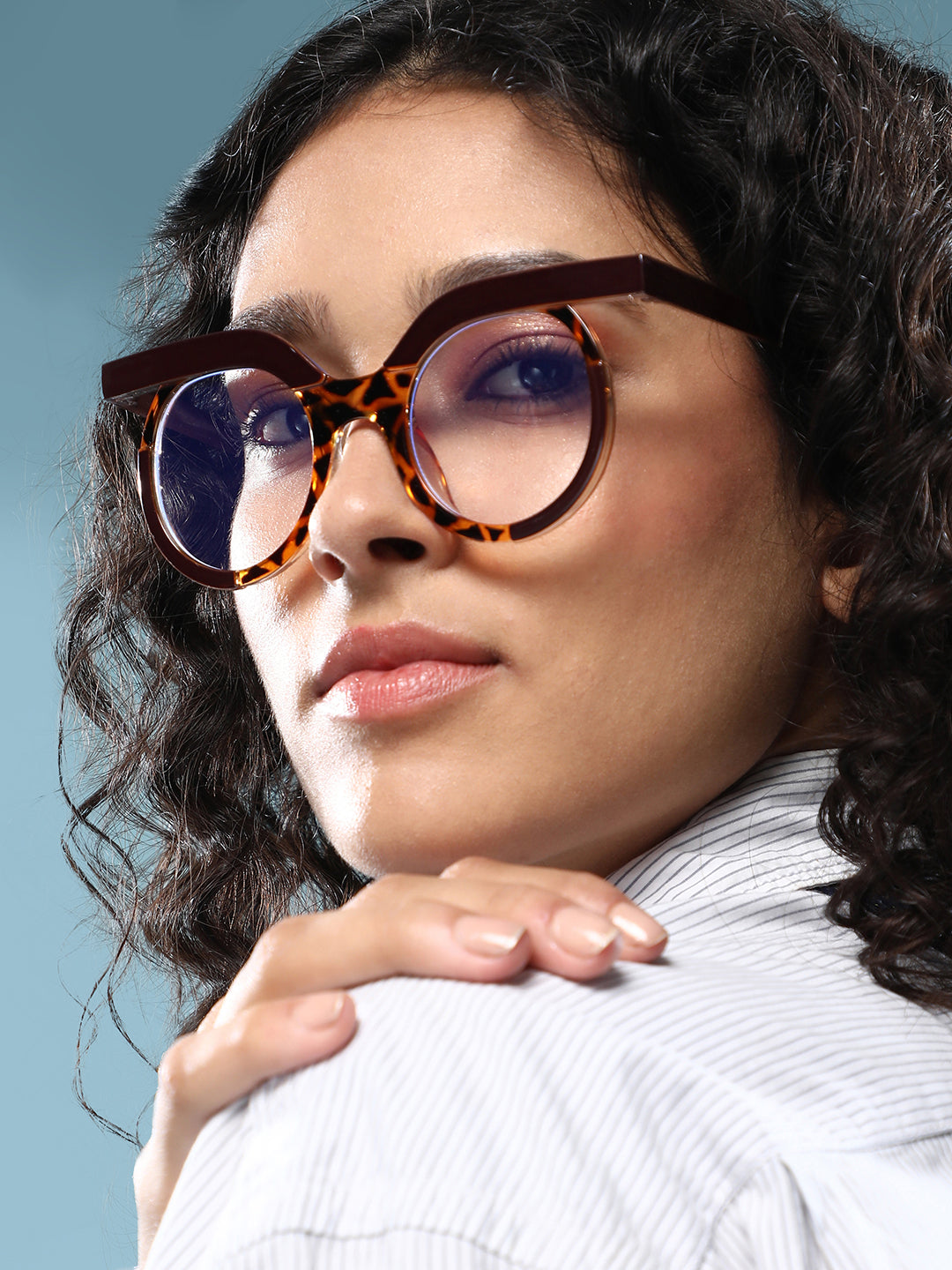 The Hooter Tortoiseshell Round Sunglass - Coffee Brown