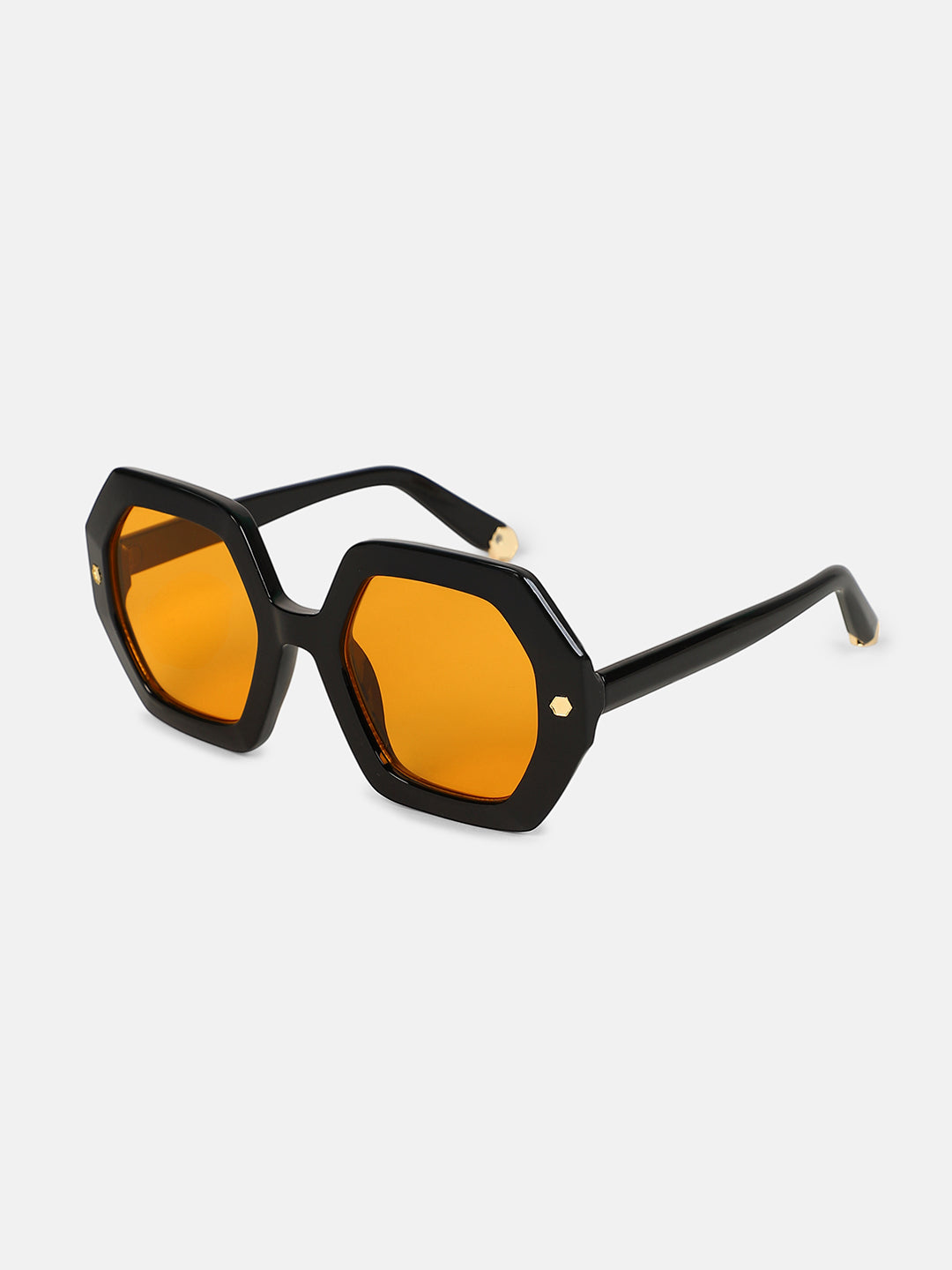 The Madame Oversized Sunglass - Onyx Black