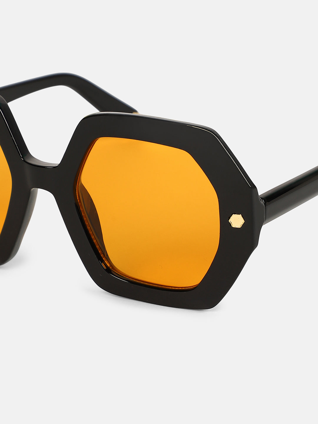 The Madame Oversized Sunglass - Onyx Black