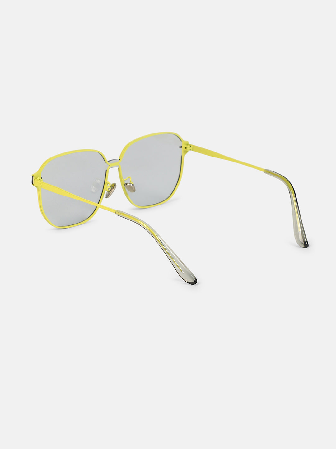 The Rave Oversized Sunglass - Neon Yellow