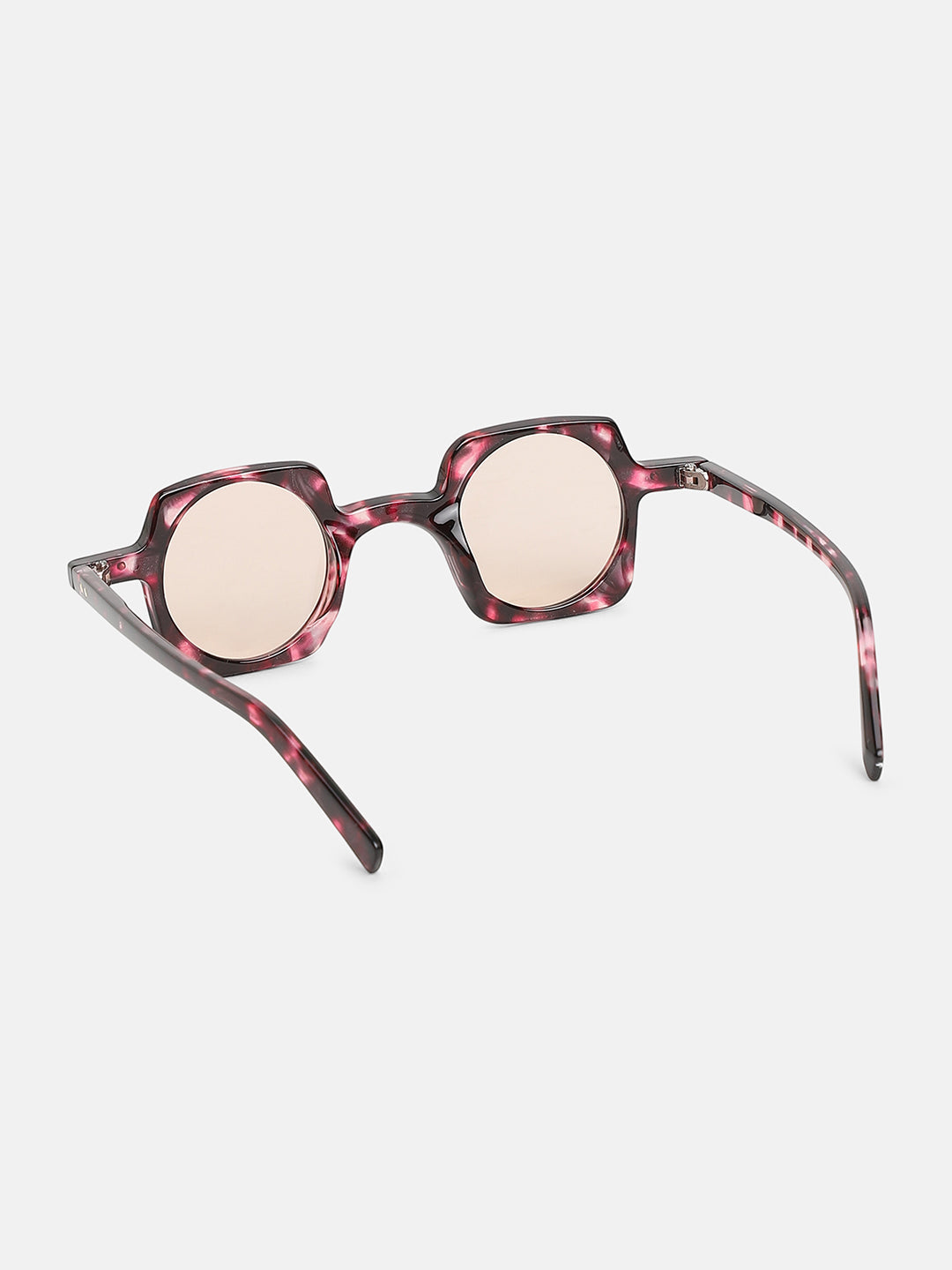 The Carnival Square Sunglass - Berry Pink