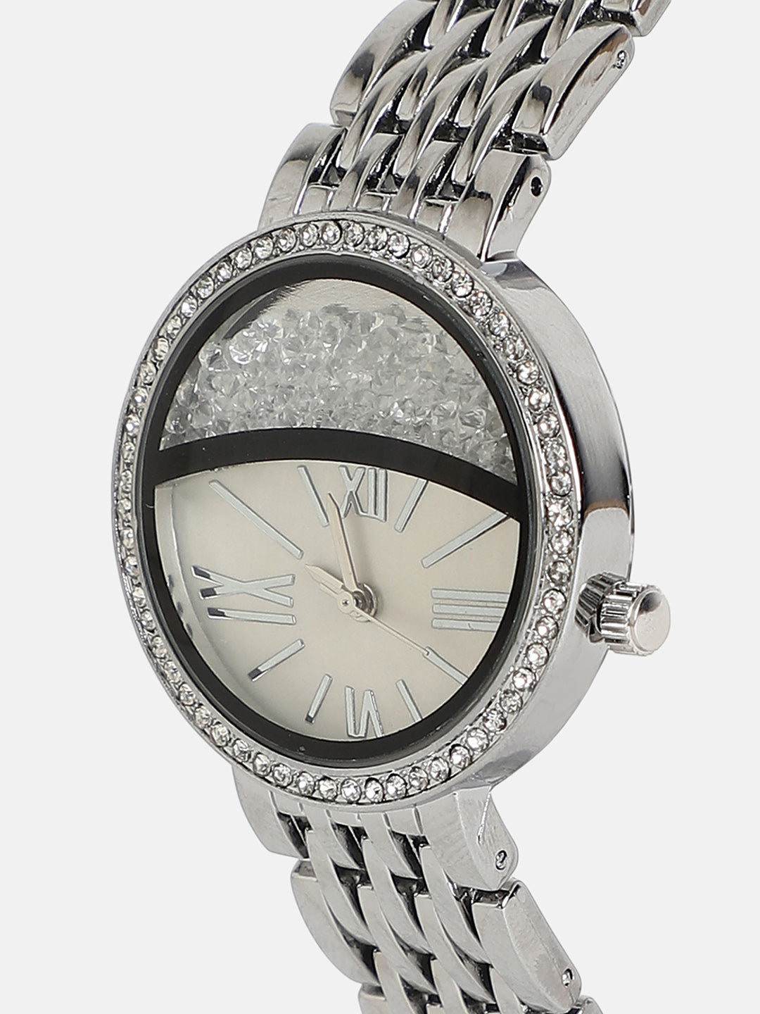 The-Horizon-Bijou-Round-Watch-With-Bracelet-Combo