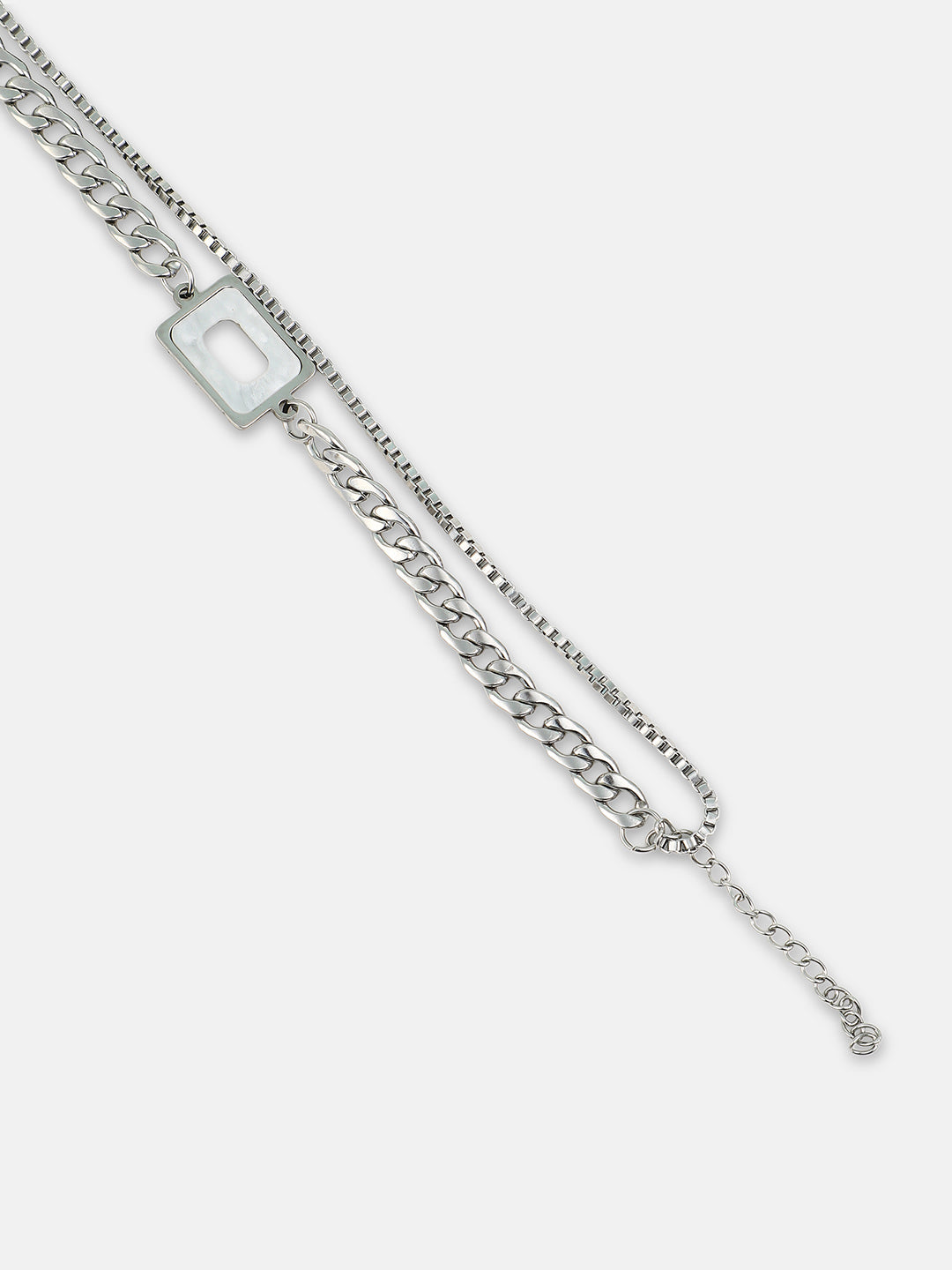 The-Ribbed-H-Link-Round-Watch-With-Bracelet-Combo