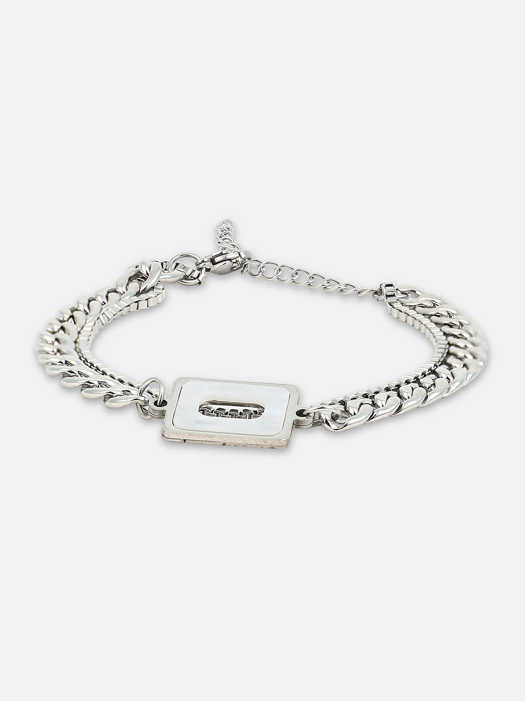 The-Ribbed-H-Link-Round-Watch-With-Bracelet-Combo