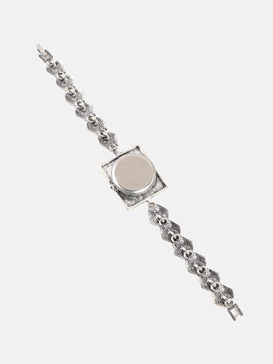 The Seashell Square Watch - Antique Silver