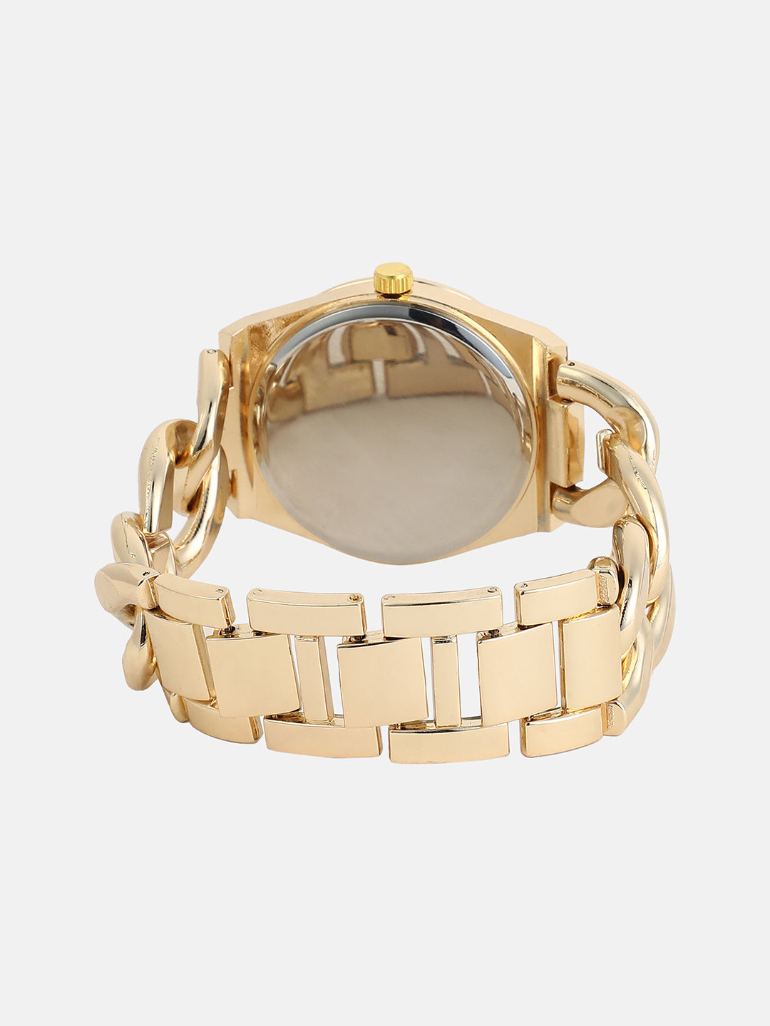 The Three-Dial Chunkylink Cushion Watch - California Gold