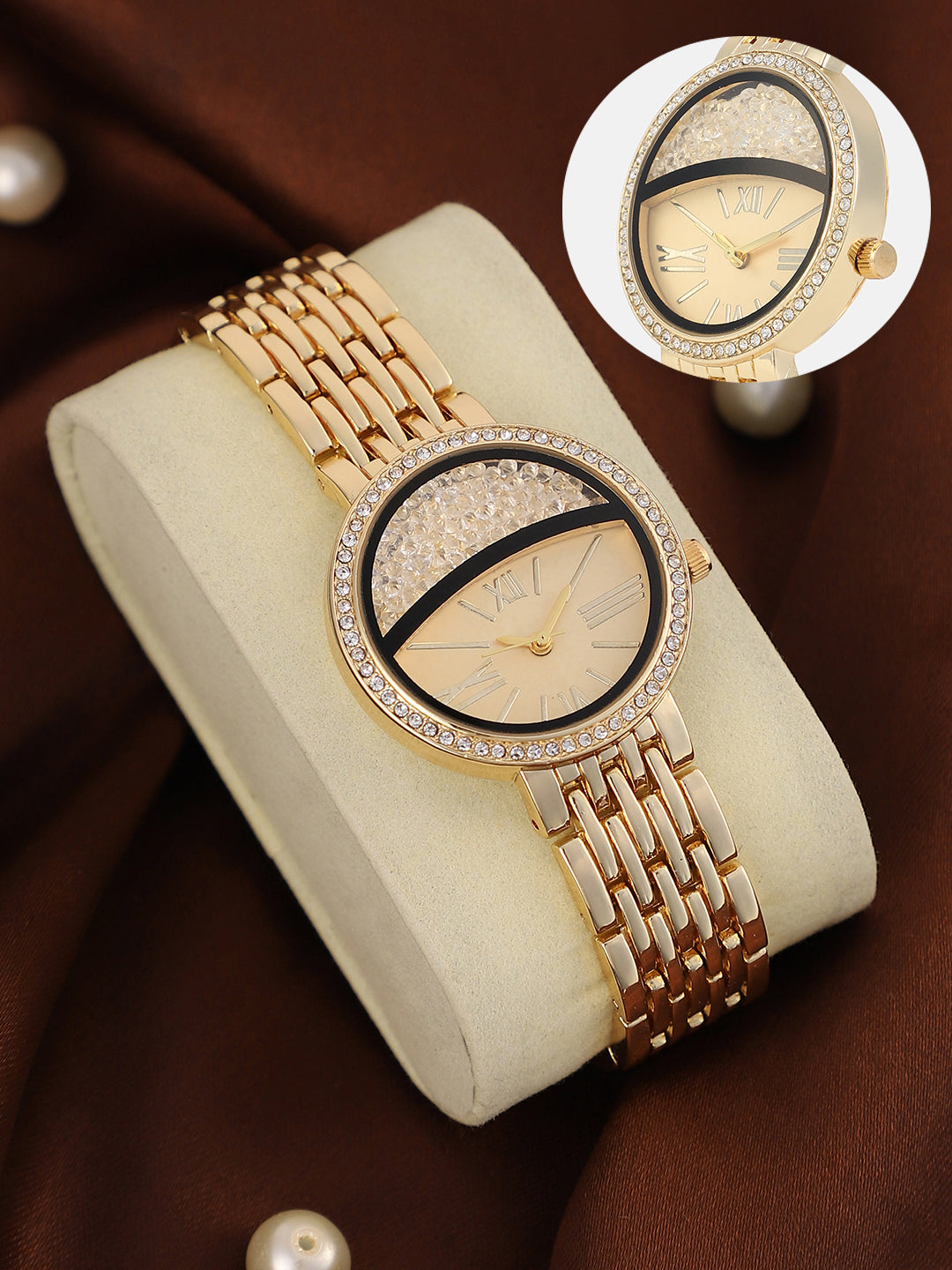 Haute Sauce Women's The Horizon Bijou Round Watch California