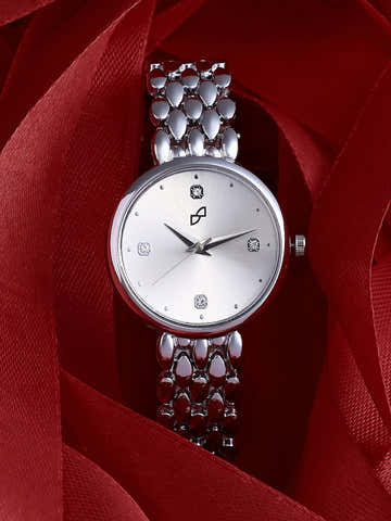 The Giorno-Venin Round Watch - Metallic Silver