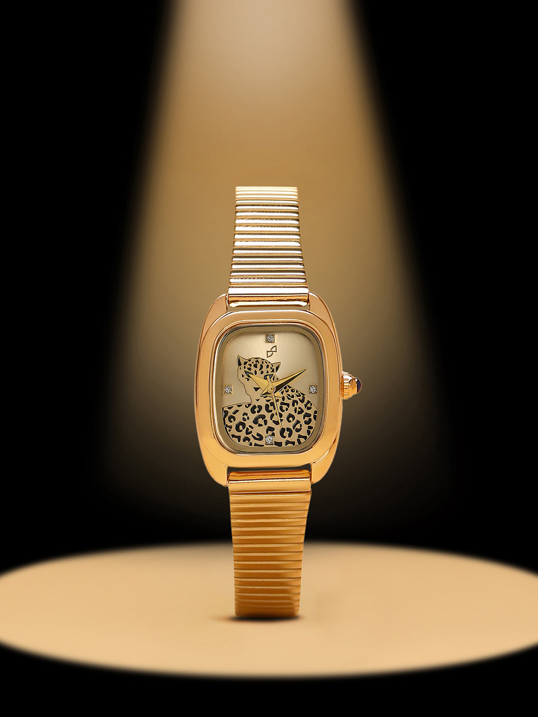 The Champagne Luxe Watch - Antique Gold
