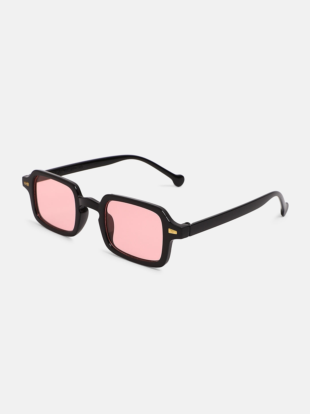 The Sonic Rectangular Sunglass - Onyx Black