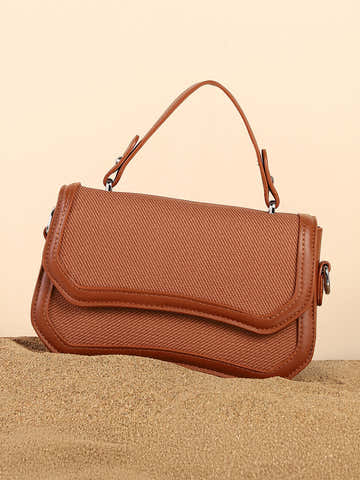 The Avenue Hand Bag - Terracotta Brown