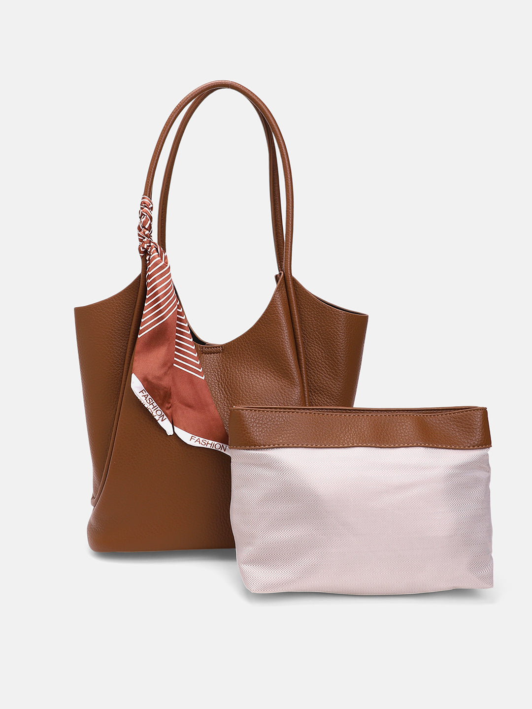 The Metrograph Tote Bag With Pouch - Mocha Brown