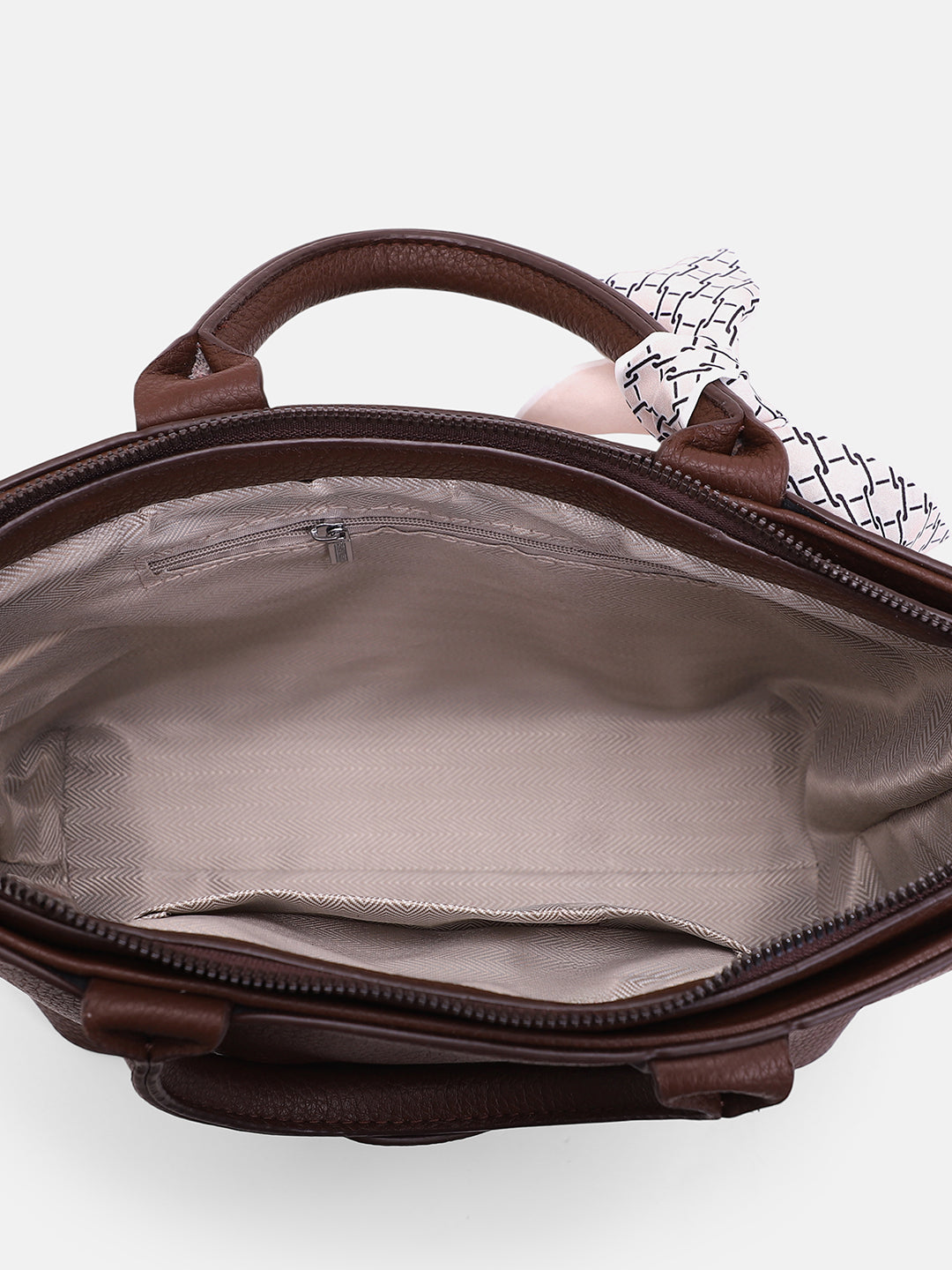 The Interweave Hand Bag - Chocolate Brown