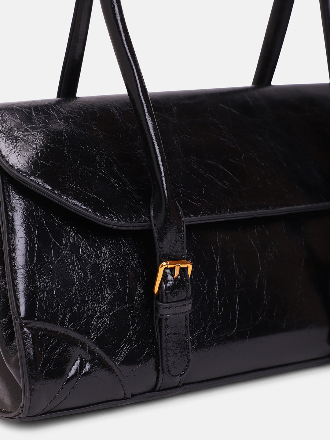 The Coreline Satchel Bag - Onyx Black