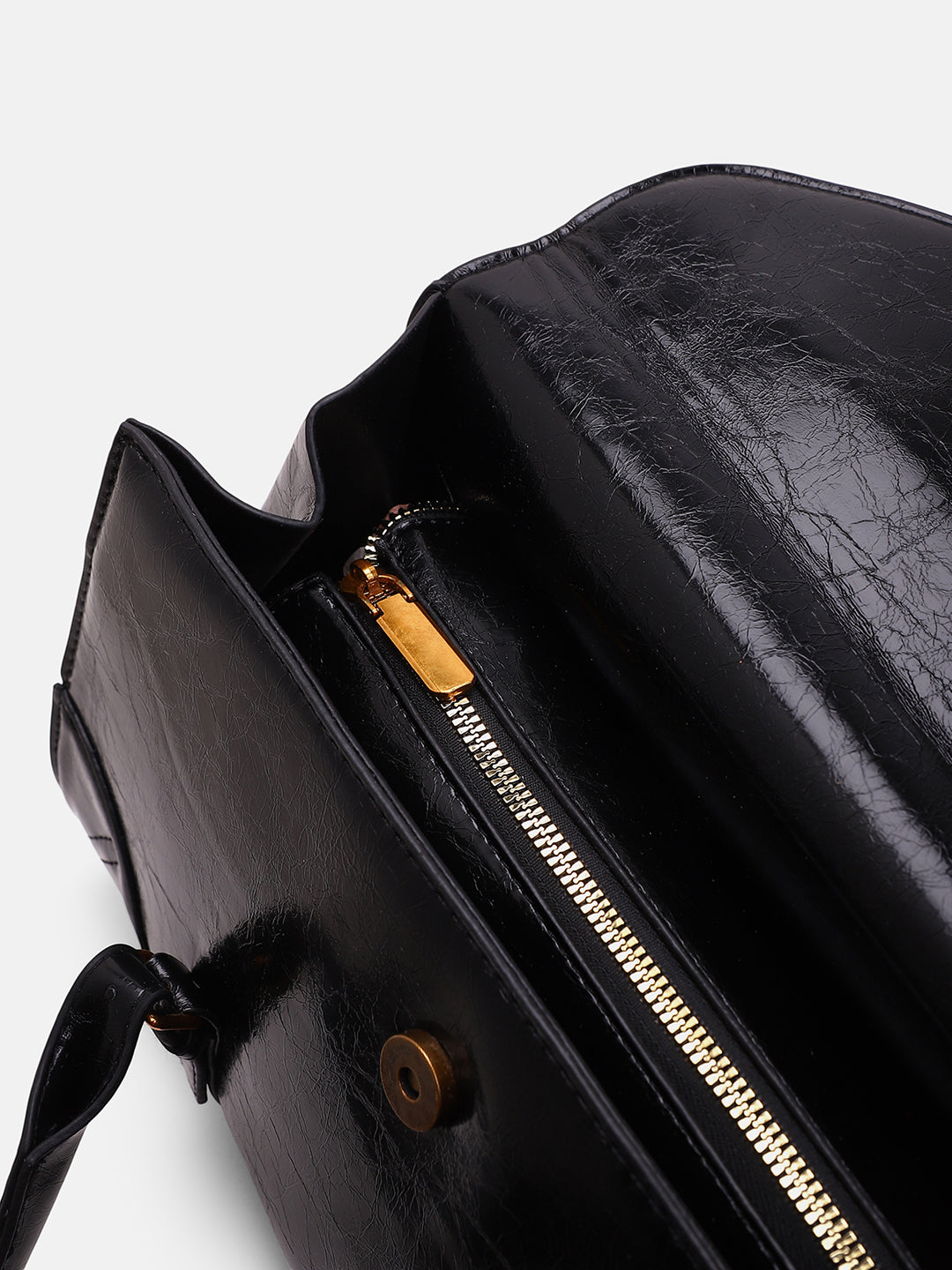 The Coreline Satchel Bag - Onyx Black