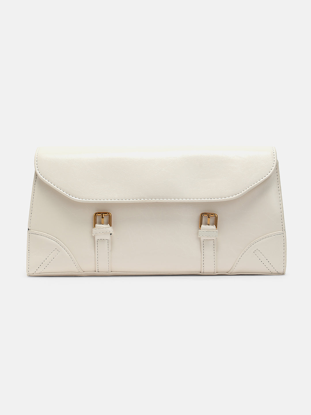 The Coreline Satchel Bag - Ecru White