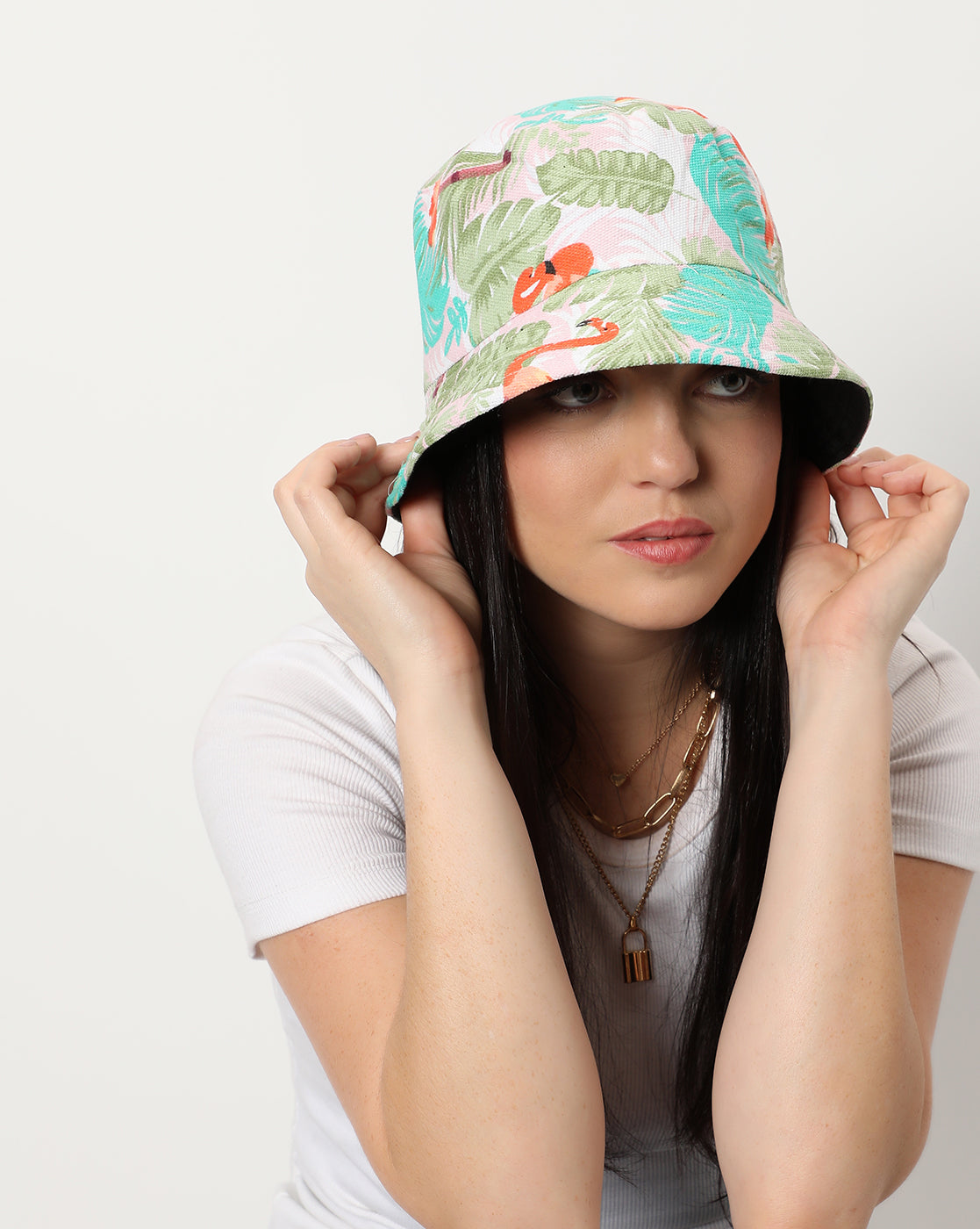 Multi Color Floral Bucket Hat