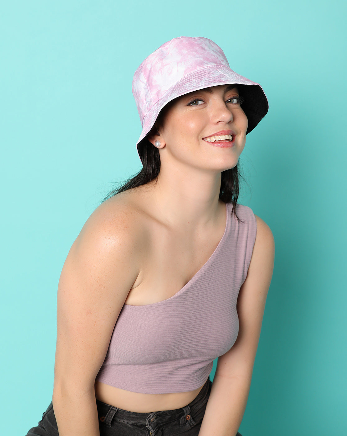 Pink Tie-Dye Bucket Hat